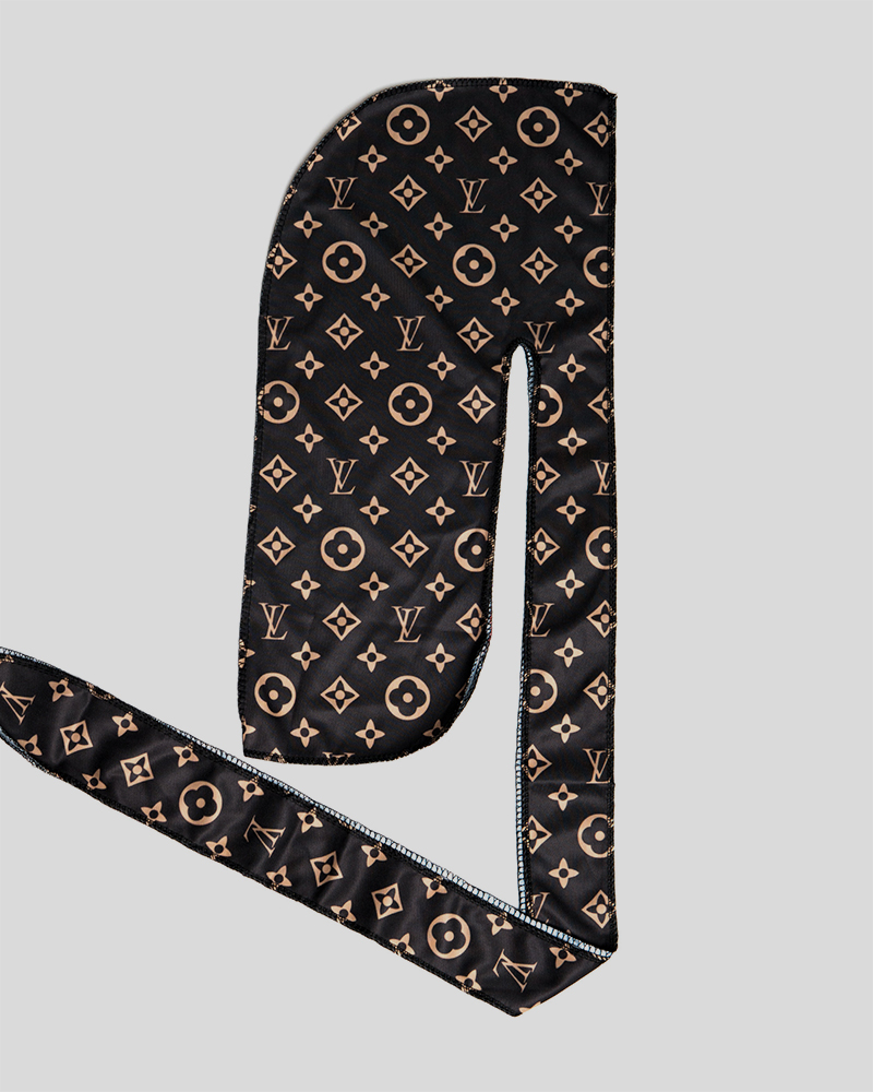 Louis Vuitton & Supreme Brown Premium Designer Durag DX-040
