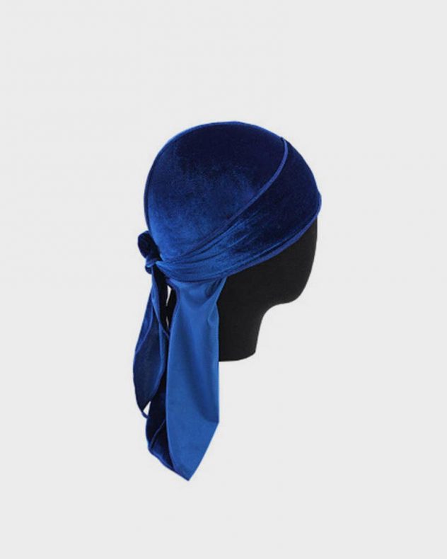Royal Blue Velvet Durag Most Hated Waves